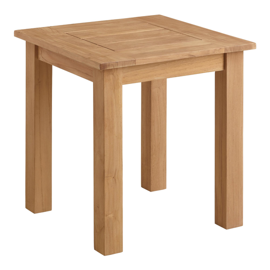 Natural Teak Calero Outdoor Patio Accent Table - Wood by World Market