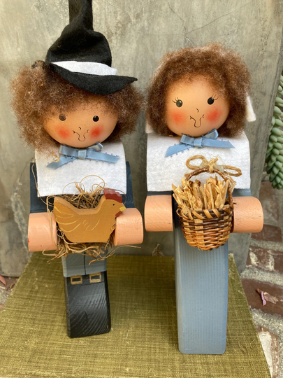 Pilgrim Wood Dolls