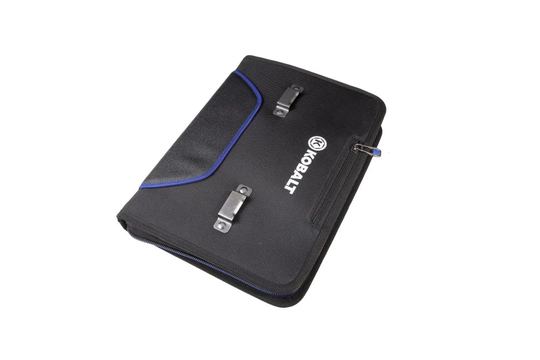 Kobalt Canvas and Polyester Blend Contractor's Portfolio with Tablet Storage Clipboard/Portfolio in Black | 87552