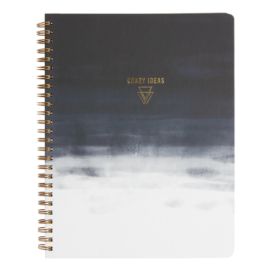 Denik Crazy Ideas Spiral Journal: Black/White - Paper by World Market