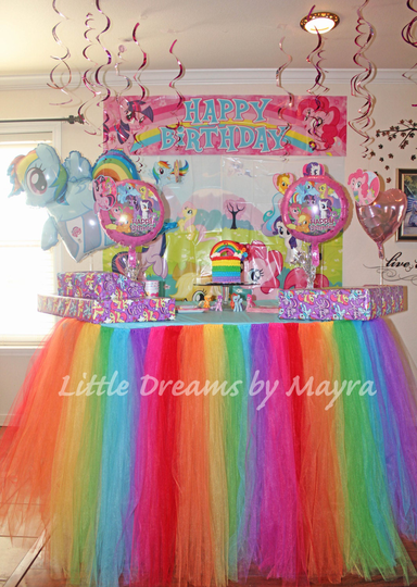 Rainbow Table Tutu Skirt Color Of Your Choice, Skirt, Party Supplies, Decorations Supplies