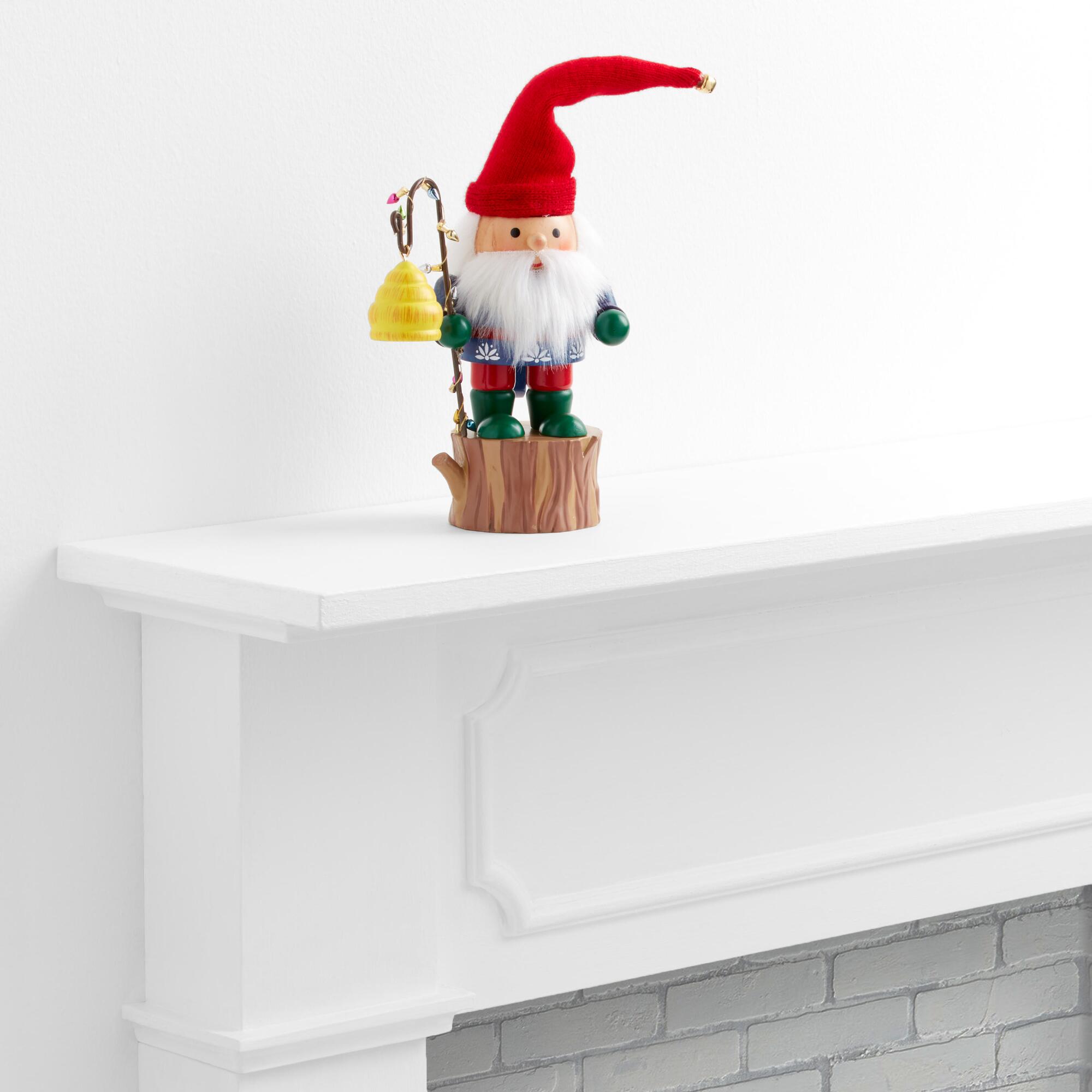 Garden Gnome Nutcracker: Multi - Wood by World Market