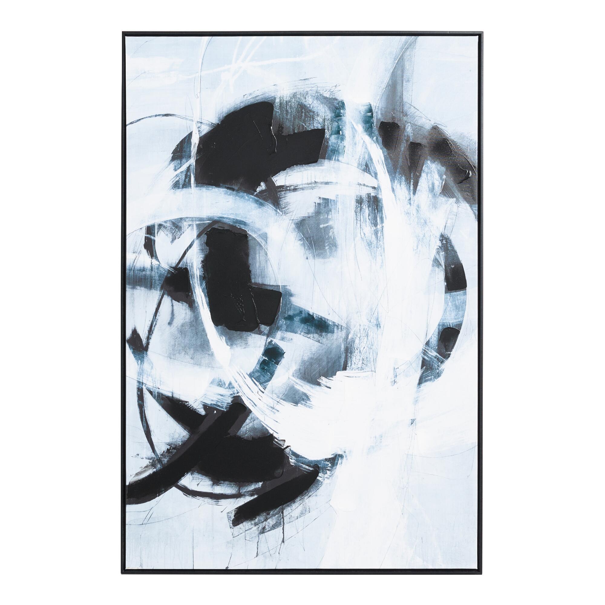 No Turning Radius By Joshua Schicker Framed Canvas Wall Art: Gray - Oversized by World Market