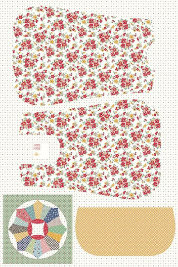 Cook Book Home Décor Apron Panel Floral-Riley Blake - 36 X 54" -Hd11772