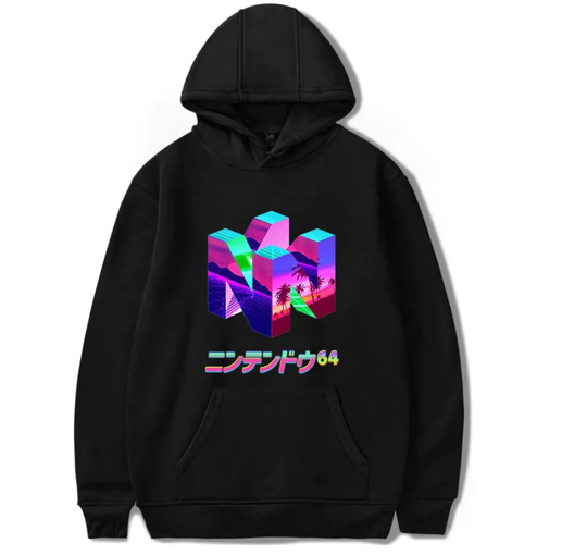 N64/Nintendo 64 Logo Unisex Hoodie Streetwear