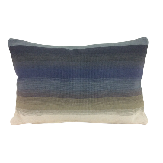 Maharam Shore Blended Horizontal Stripe Decorative Lumbar Pillow Cover Only