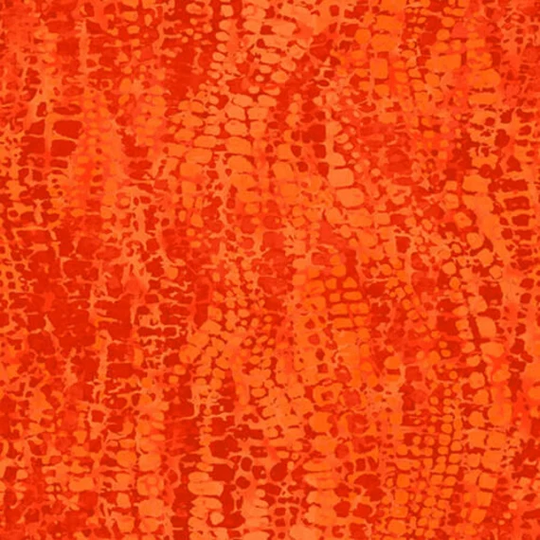Fabric - Blank Quilting Chameleon 1178-33 Orange Blender For You Grow Girl Collection