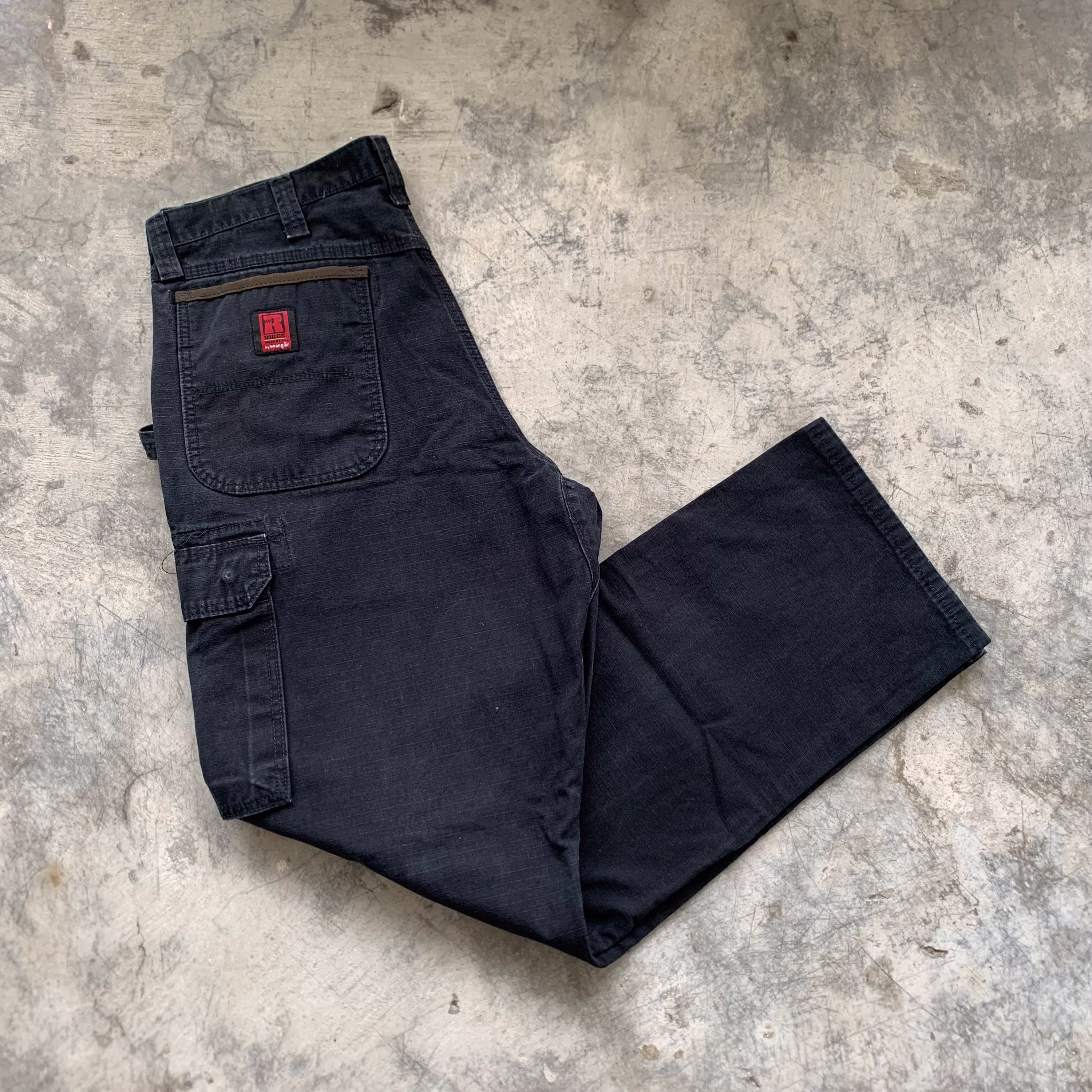 Wrangler Riggs Heavy Duty Workwear Cargo Pants Size 36