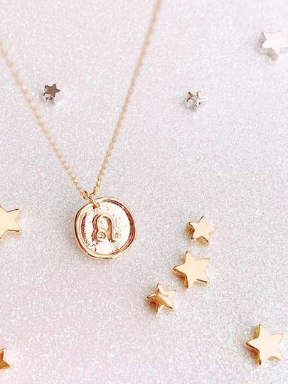 Zodiac Jewelry Celestial Best Friend Gift Libra Constellation Necklace Leo