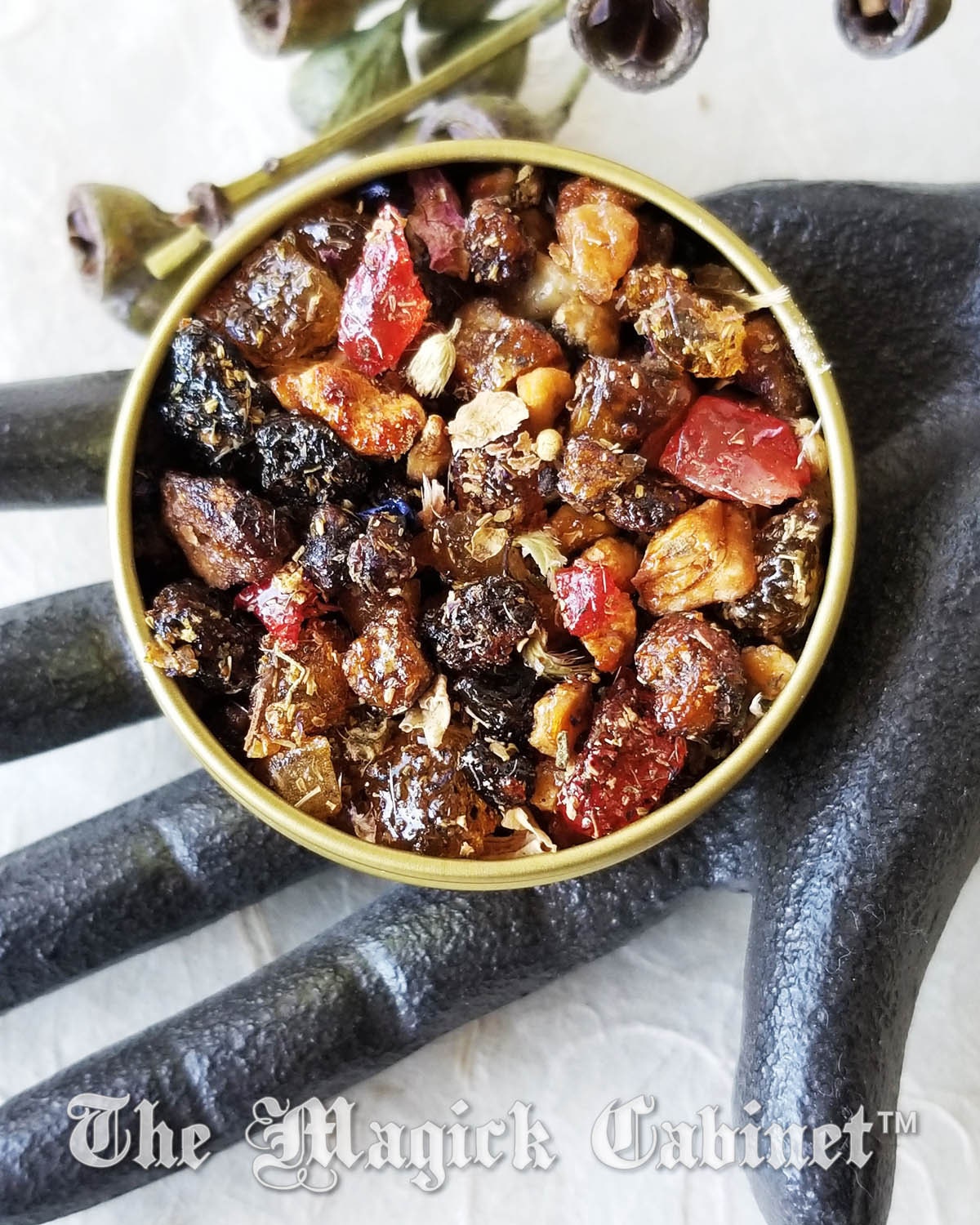 Freyja Resin Incense Blend in A Tin For Rituals Involving Love, Beauty, High Magic & Viking Magic, Ritual Incense, Freya