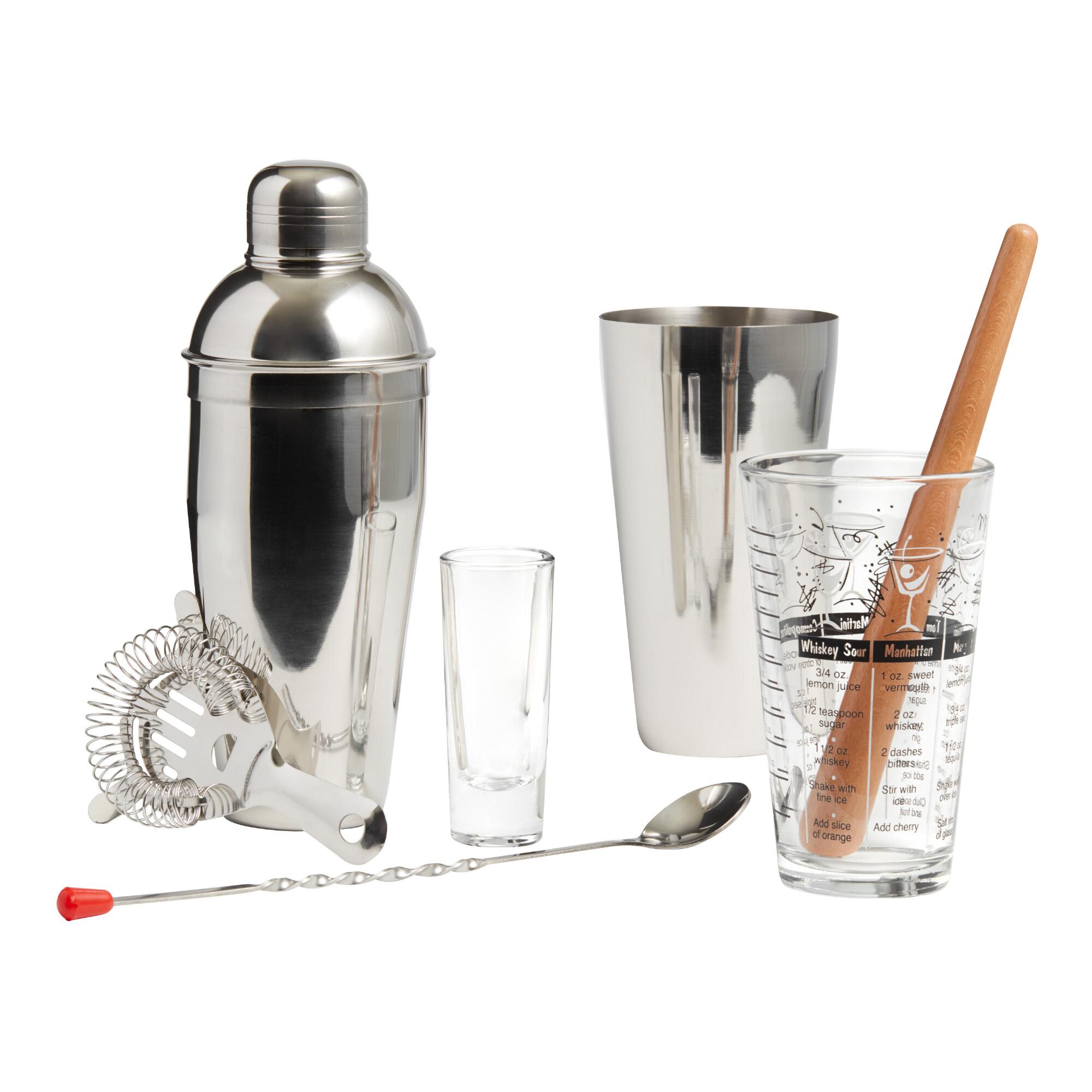 Mixologist 9 Piece Home Bar Tool Set by World Market