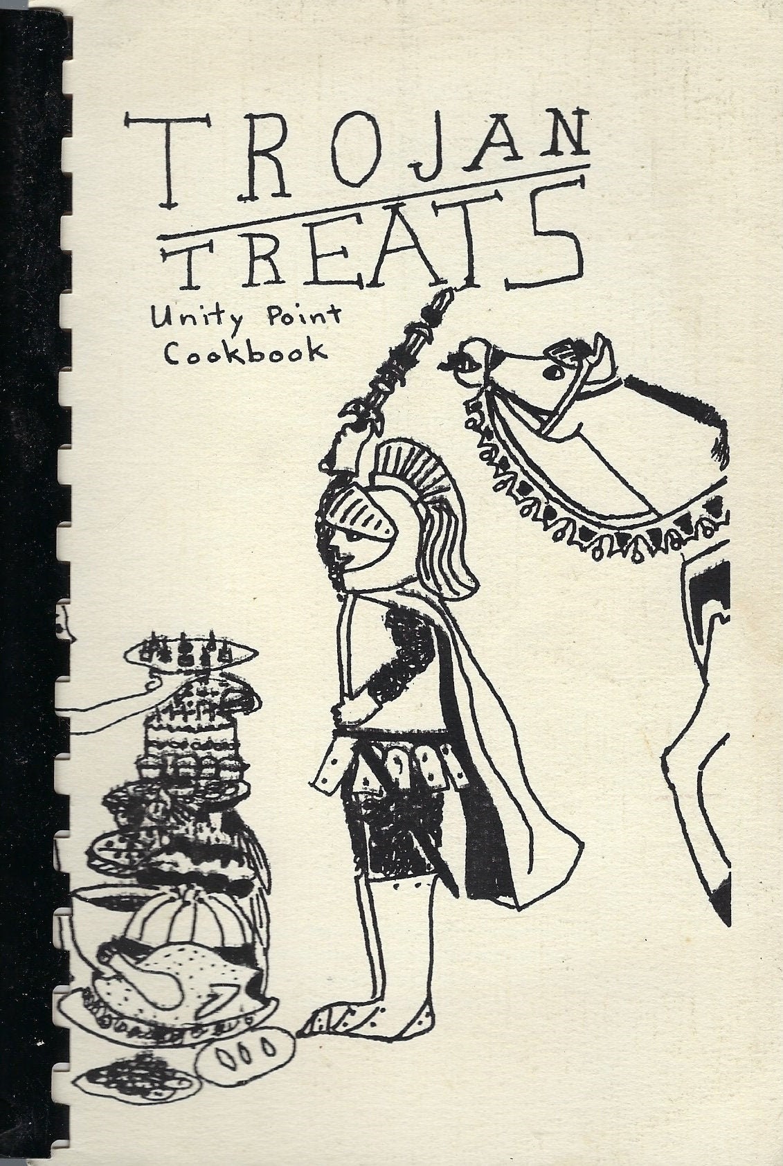 Carbondale Illinois Vintage Unity Point Elementary School Trojan Treats Cookbook Il Community Favorite Recipes Collectible Spiral Bound Rare