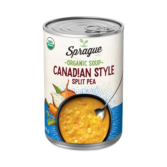 2-Pack Sprague Organic Canadian Style Split Pea Soup 15 fl oz can