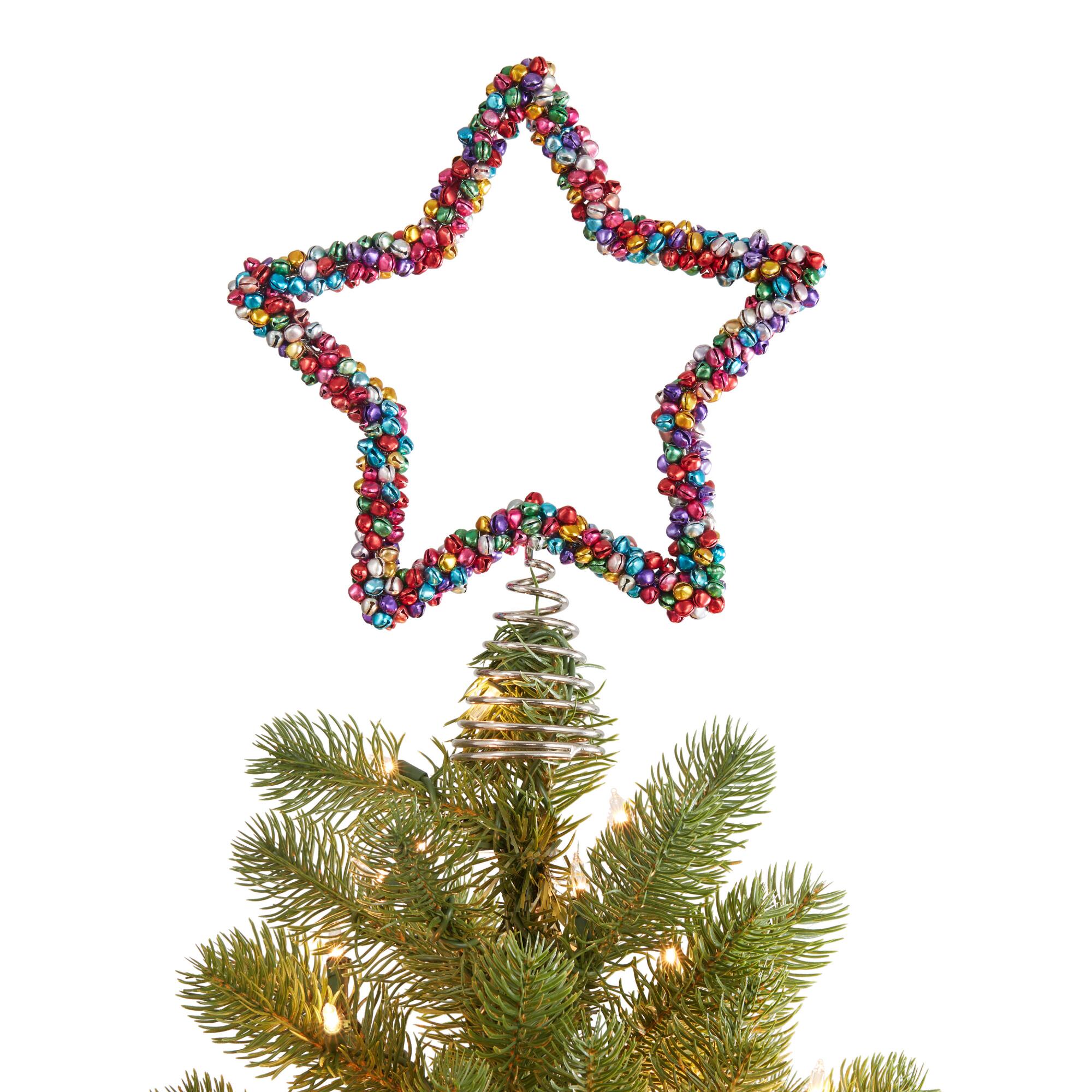 Multicolor Mini Bell Star Tree Topper - Metal by World Market