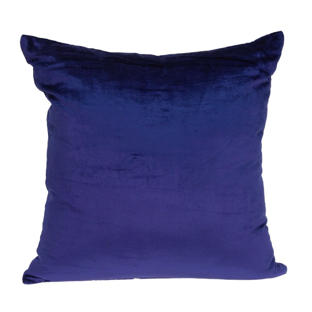 HomeRoots Jordan Royal Blue Standard Cotton Viscose Blend Pillow Case | 334011