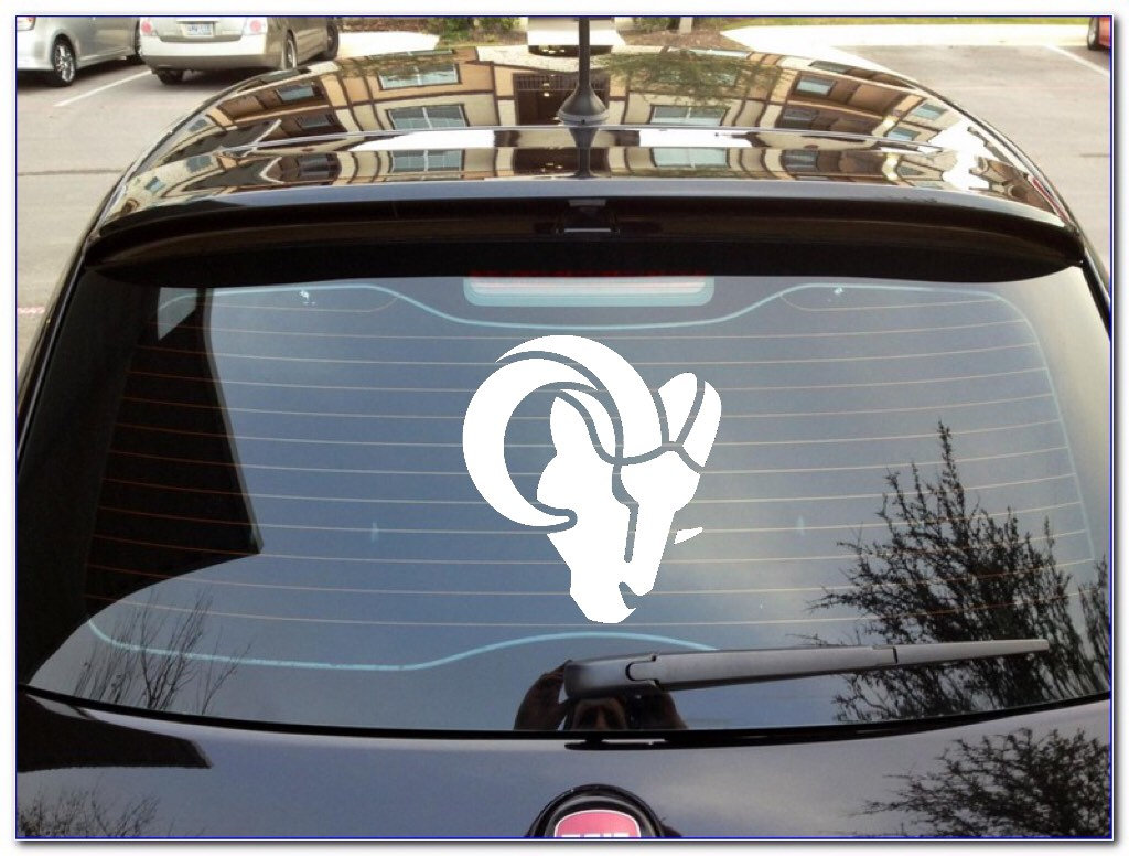 New La Rams Head Logo Decal Sticker