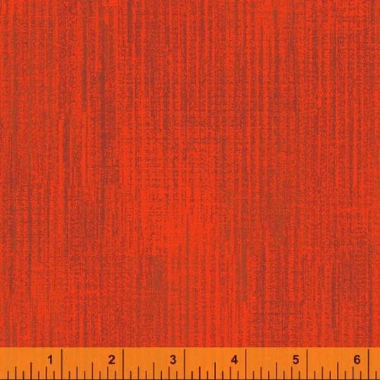 Terrain Clay By Windham Fabrics - Reddish Orange Textured Blender Whistler Studios 50962-22 100% Quilting Cotton Cut Continuously