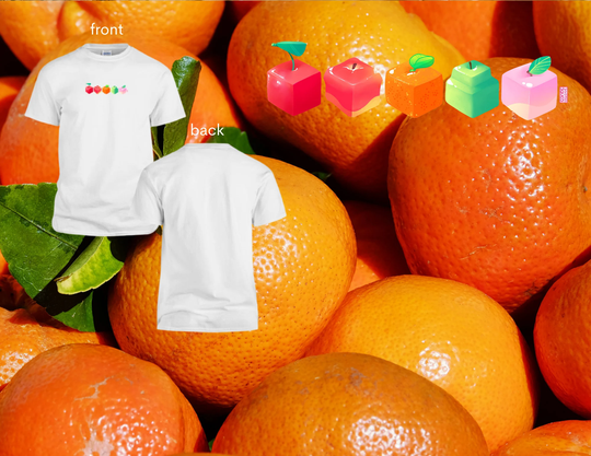 Acnh Fruit Cubes Aesthetic 100% Cotton Shirt Foodie Gift, Otaku Anime Lovers, Animation, Apparel, Original Art