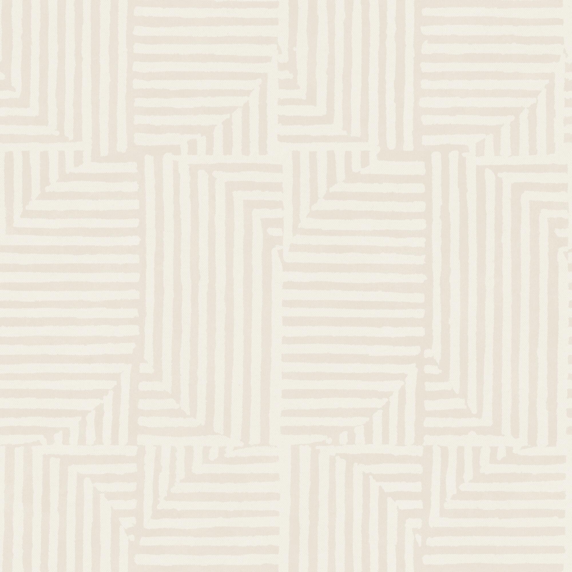 Ivory And White Geo Peel And Stick Wallpaper: Gray by World Market