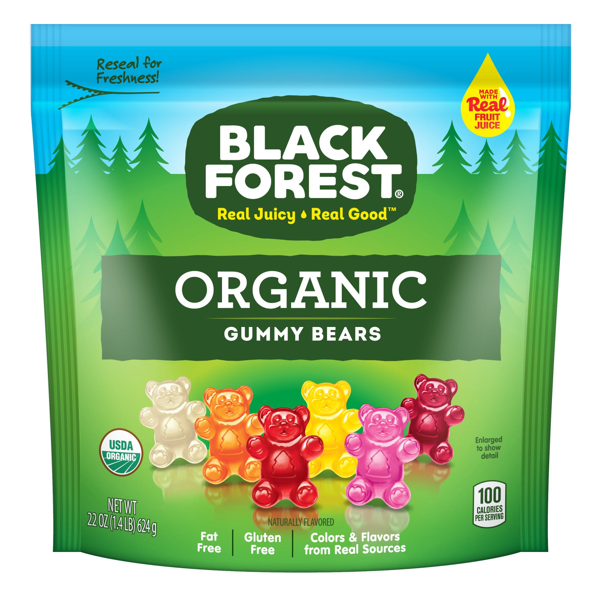 Black Forest Organic Gummy Bears - 22 oz