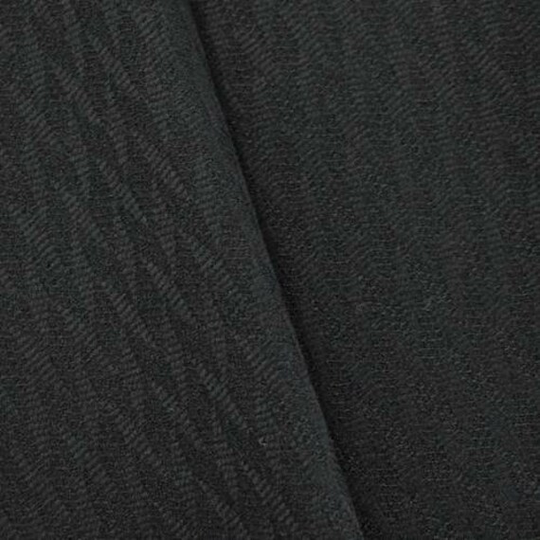 Classic Black Wool Blend Sphere Texture Jacquard Jacketing, Fabric By The Yard