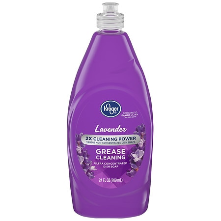 Kroger Lavender Ultra Concentrated Grease Cleaning Liquid Dish Soap - 24.0 fl oz