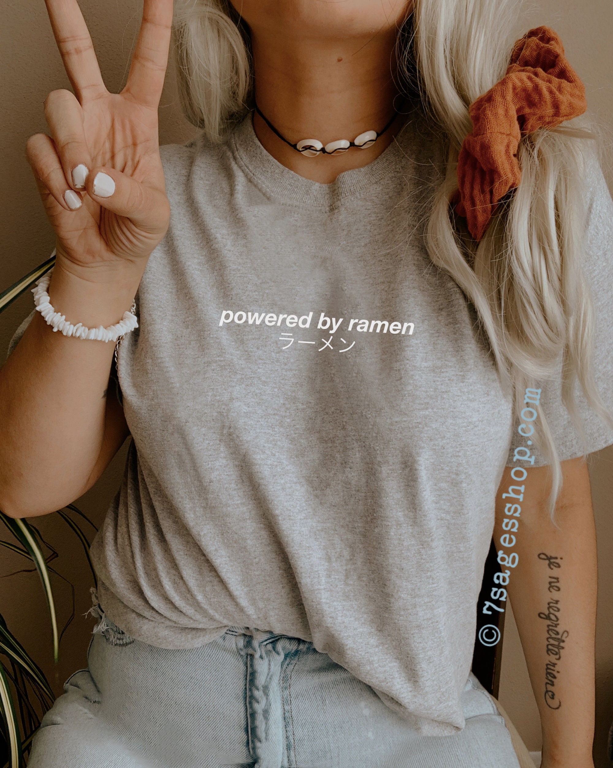 Japanese Ramen Shirt, Tshirt, Powered By Shirts, Japan Tokyo Unisex Shirt