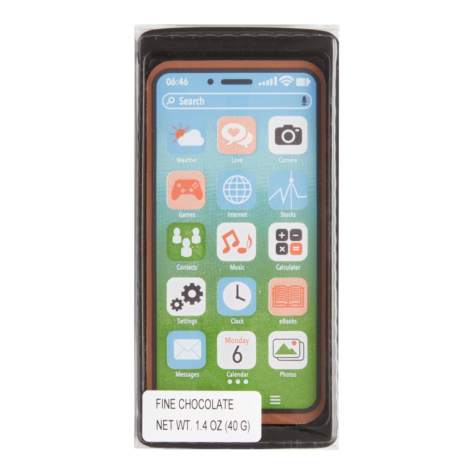 Weibler Chocolate Smartphone Set Of 4 by World Market