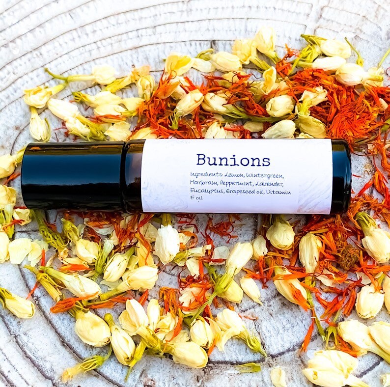 Bunion Essential Oil Rollerball Blend 10Ml, Relief Oil, Organic, Oils, Self Care, Skin Personal Gift