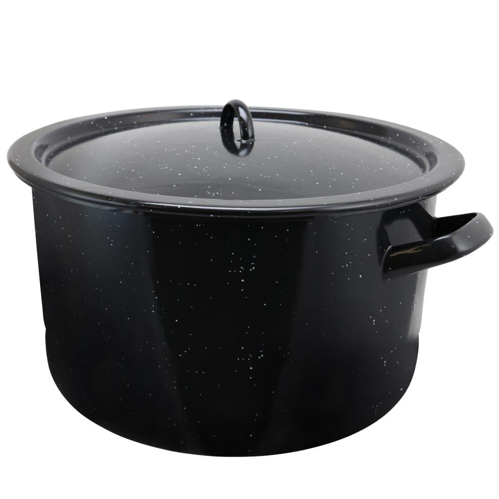 Oster Cocina Sedano 15-Quart Steel Stock Pot in Black | 849105760M