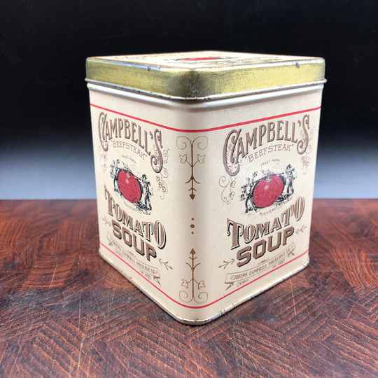 Vintage Bristol Ware Campbell's Tomato Soup Metal Tin