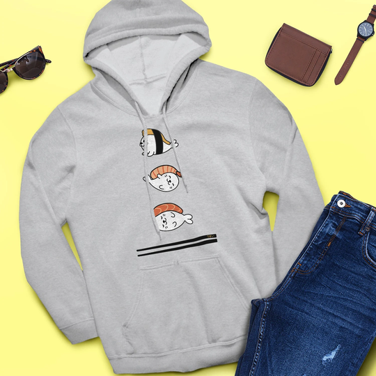 Seal Shirt Funny T Shirts Kawaii Shirt Animal T-Shirt Sushi Lover Pun Sashimi Foodie Cute Seafood