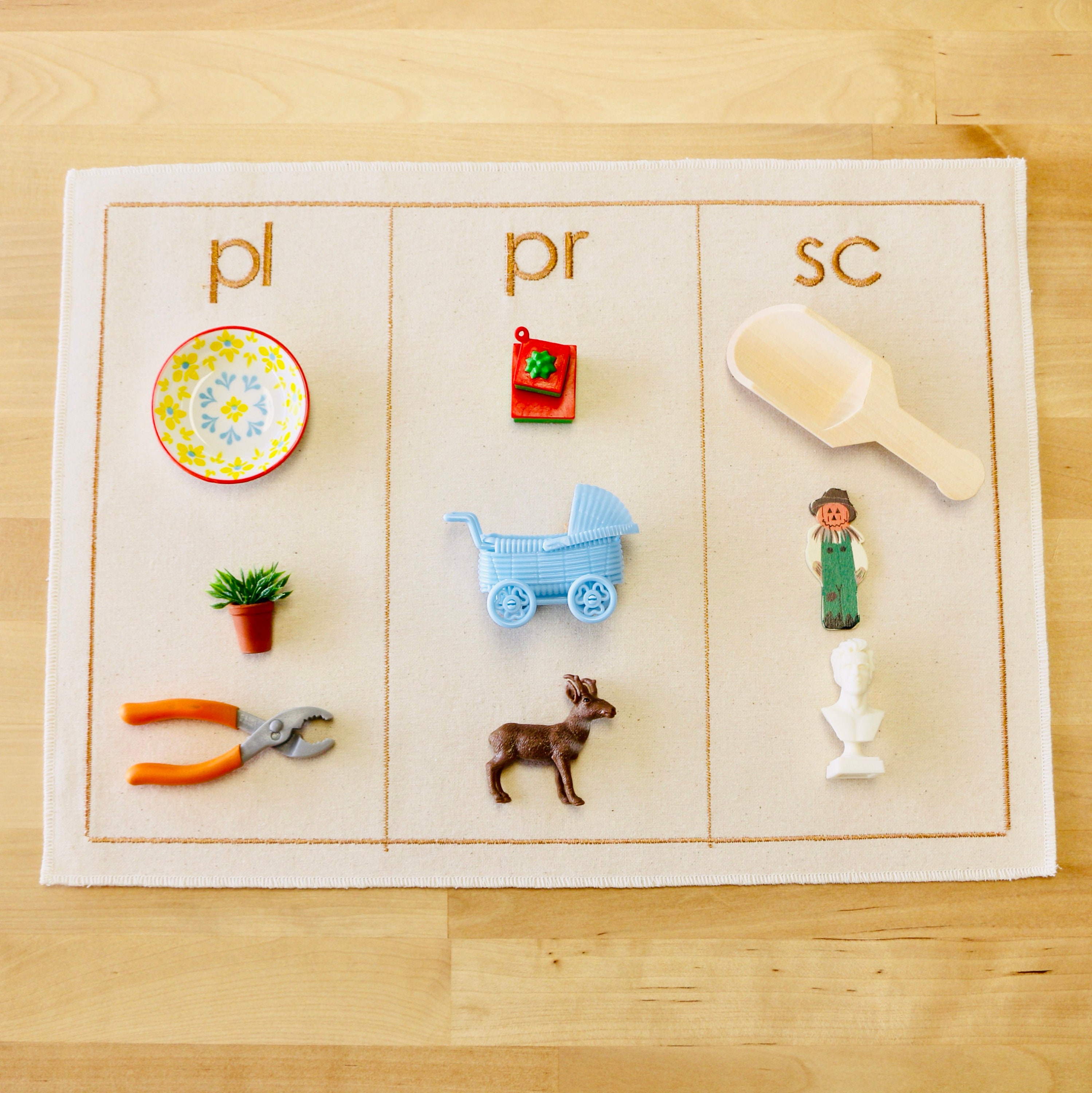 Montessori Consonant Blends | Set Of 7 Mats