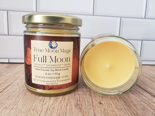 Full Moon | Palo Santo Blend Medium 6 Oz Soy Blend Candle