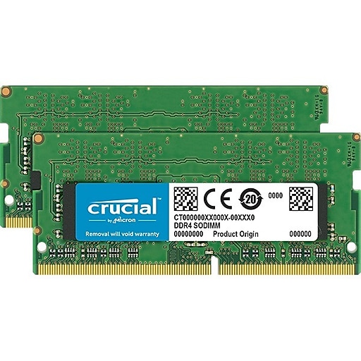 Crucial 32GB (2 x 16 GB) 260-pin DDR4 SDRAM Notebook RAM Module