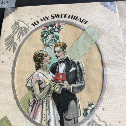 A Christmas Card To Remember 1933 Salesman Sample Antique