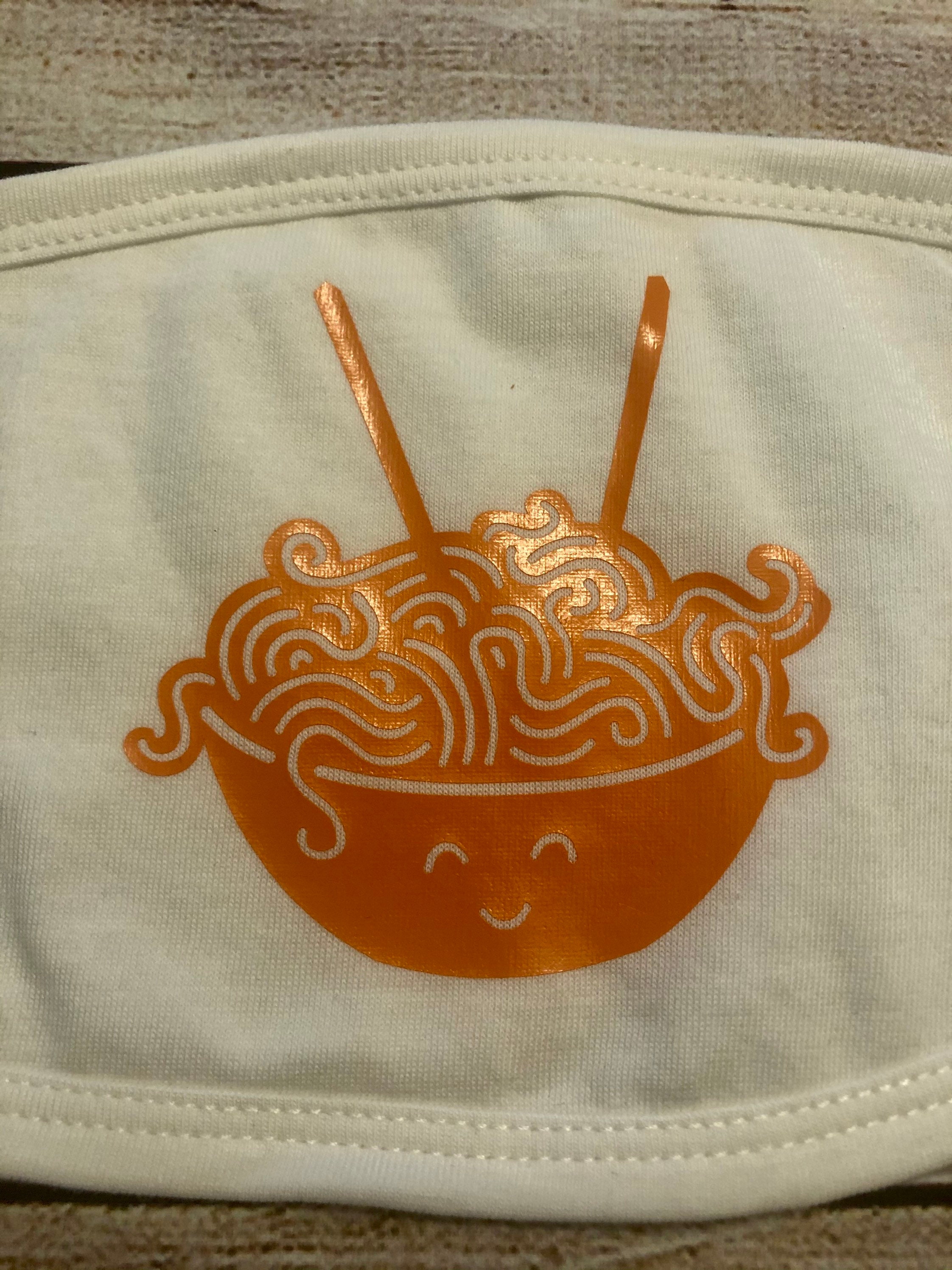 Ramen Noodle Bowl Cotton Face Mask