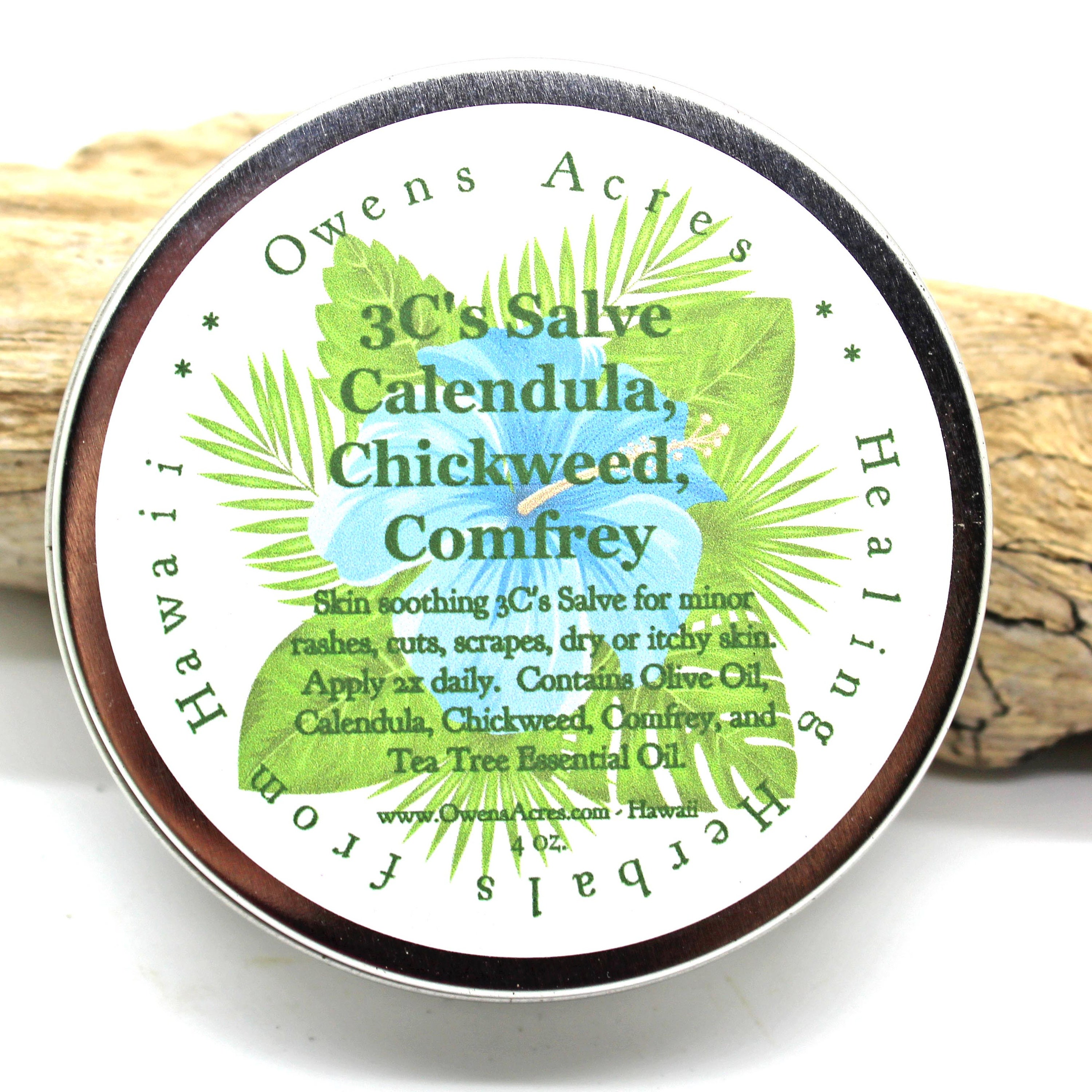 3C's Skin Salve/Healing Salve For Skin, Herbal Salve, Skin Medicinal