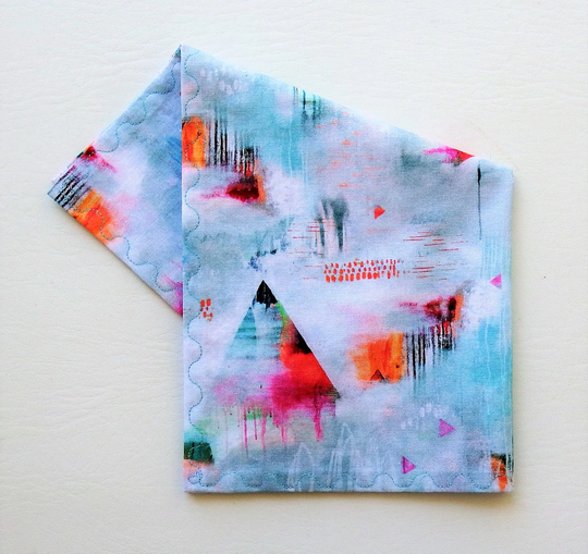 Pyramid Hankies, Brilliant Colors, Cotton Print Handkerchief, 11" Pocket Square, Everyday Carry, Gifts For Women