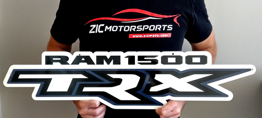 Ram Trx Black Steel Sign