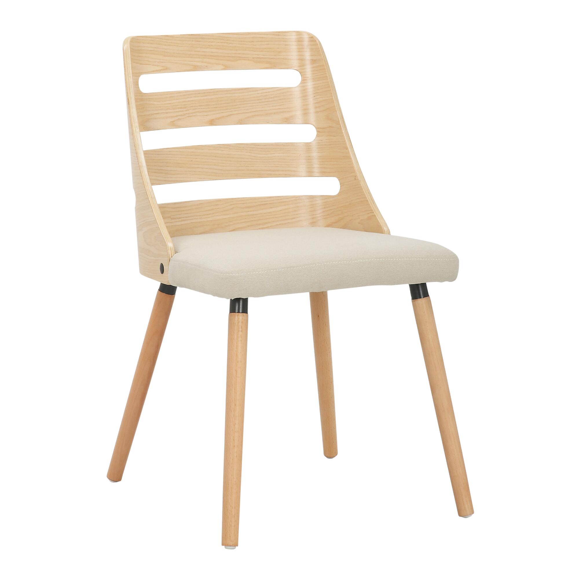 Natural Wood Ladder Back Wyatt Dining Chair by World Market