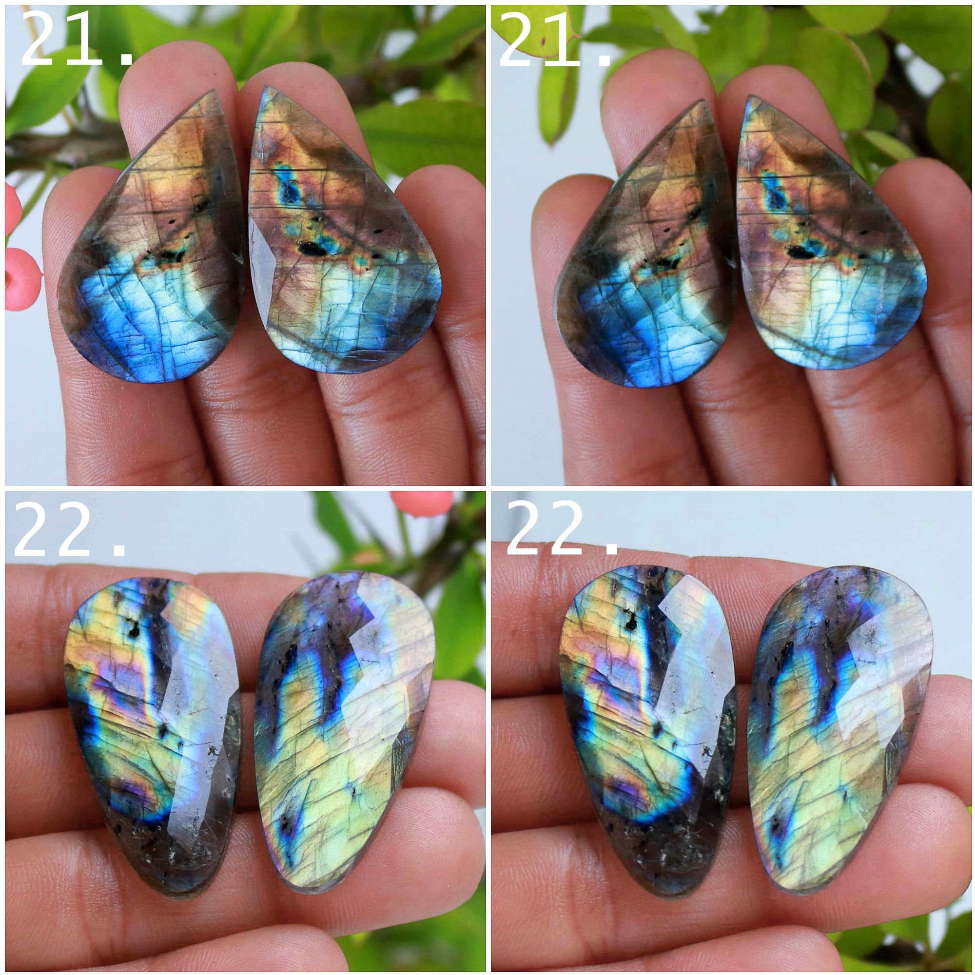 Rose Cut Labradorite Gemstone, Multi-Fire Labradorite, Loose Gemstone, Labradorite Cabochon, Gemstone, Jewelry Making