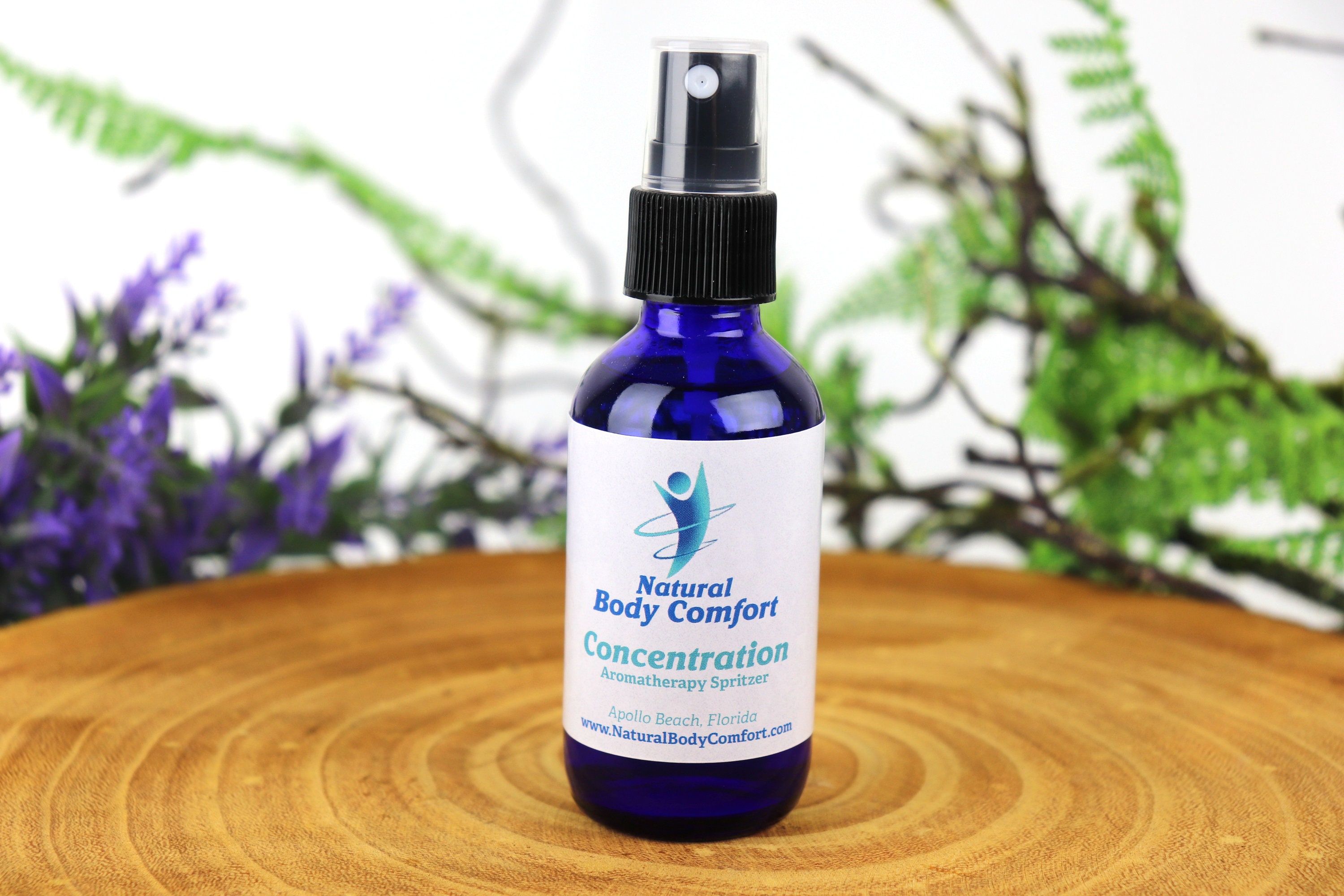 Concentration Essential Oil Blend Microwave Pack Aromatherapy Spritzer - Designed To Enhance Our Natural Therapy Rice Bags, Free Shipping