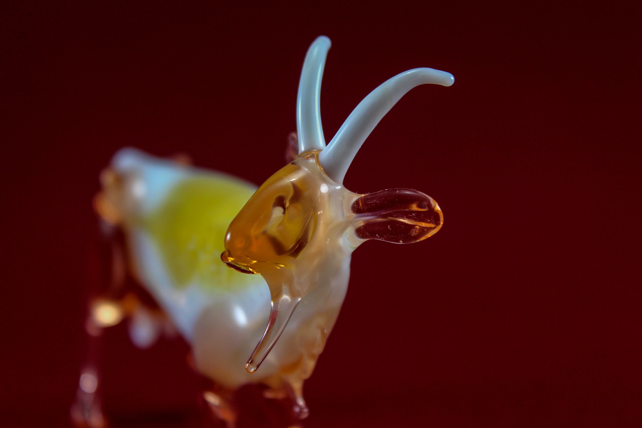 Ram Figurine | Murano Glass Art