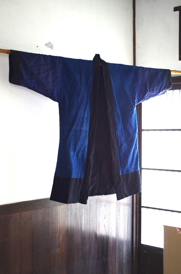 Antique Indigo-Dyed Cotton Noragi 10