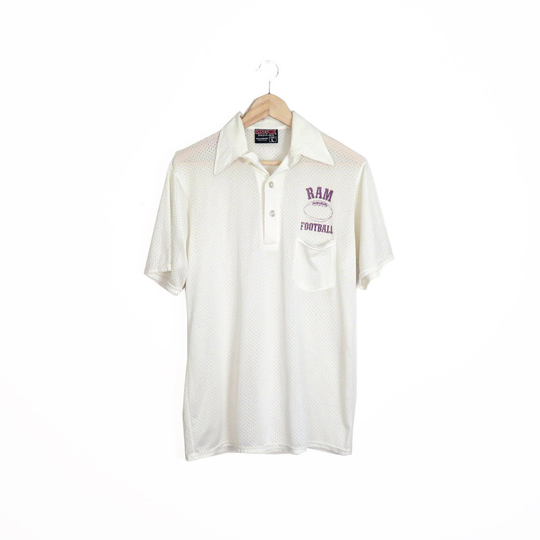 Vintage 70S Mesh Ram Football Sports Jersey Shirt Size M/L