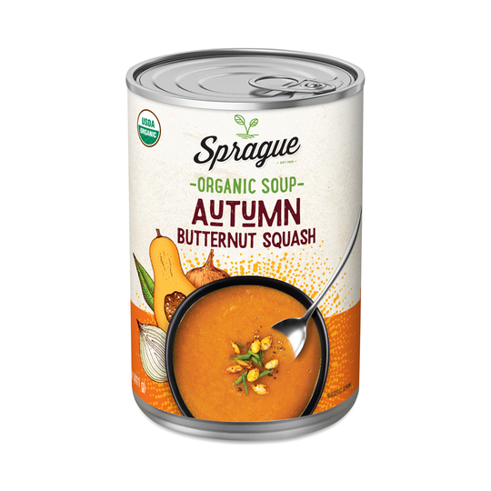 2-Pack Sprague Organic Autumn Butternut Squash Soup 14.5 fl oz can