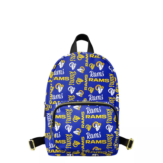 Youth FOCO Royal Los Angeles Rams Repeat Brooklyn Mini Backpack, Blue