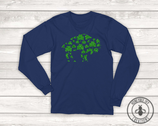 Buffalo St Patricks Day Long Sleeve T-Shirt | Paddy's Day, Patty's Buffalo, Bflo, 716, Irish, Patrick's Shirt, Sweatshirt