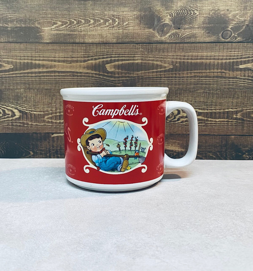 2002 Vintage Campbells Soup Kids Farmer Mug